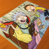 Telephone Game- Rick and Morty- Art Print