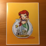 Little Ariel Cutie- Art Print
