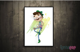 Hipster Luigi- Art Print