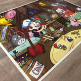 Telephone Game- Gravity Falls- MashUp Art Print