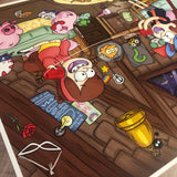 Telephone Game- Gravity Falls- MashUp Art Print