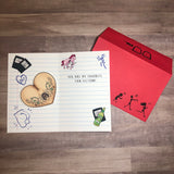 Fan Fiction Love Card & Bonus Sticker