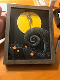 Jack on the Hill - Shadow Box- 8"x 10"- Framed